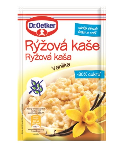 Dr. Oetker Rice porridge gluten-free vanilla 3 x 50g