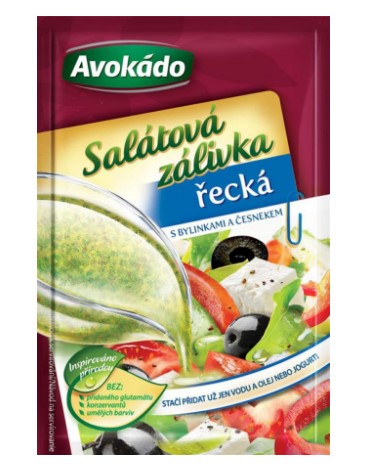 Avokado Greek salad dressing with herbs and garlic 5 x 8g