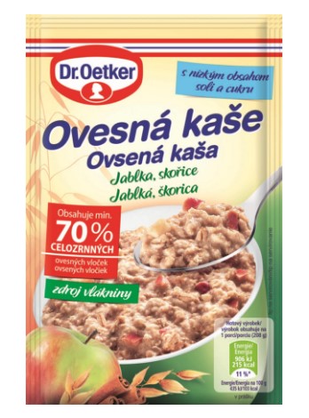 Dr. Oetker Oatmeal apple, cinnamon 3 x 58g