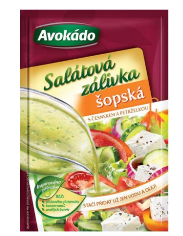 Avokado Salad dressing Šopska with garlic and parsley 5 x 8g