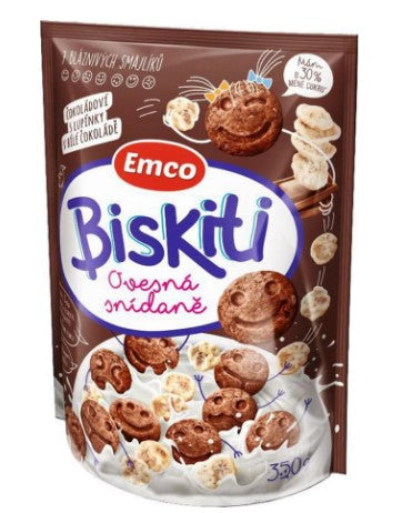 Emco Biskiti chocolate Oatmeal 350 g