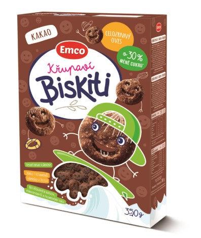 Emco Crispy Biskiti chocolate 350g