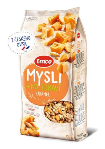 Emco Mysli Oatmeal Caramel 750 g