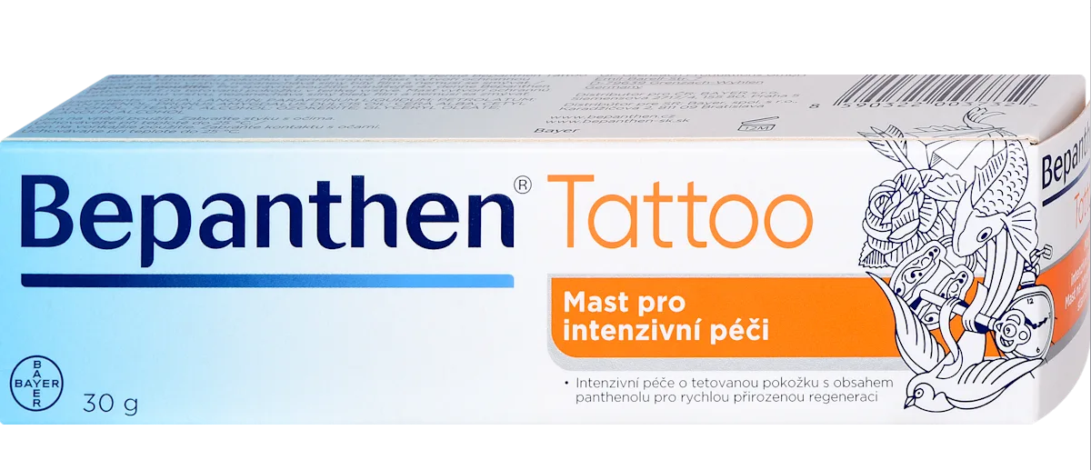 Bepanthen Tattoo ointment for intensive care, 30 g