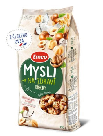 Emco Mysli na Zdraví Nuts Oatmeal 750 g