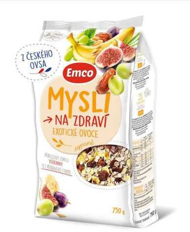 Emco Mysli na Zdraví Loose pieces of fruit Oatmeal 750 g