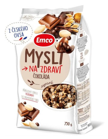 Emco Mysli na Zdraví Powdered chocolate Oatmeal 750 g