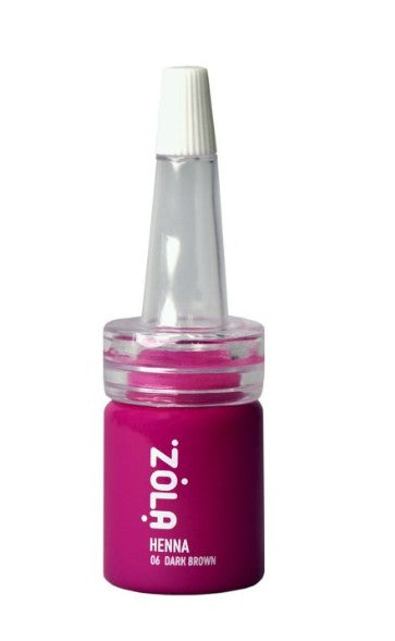 ZOLA eyebrow henna - 06 Dark brown, 5 g