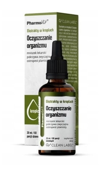 Pharmovit Clean Label body cleansing drops 30 ml