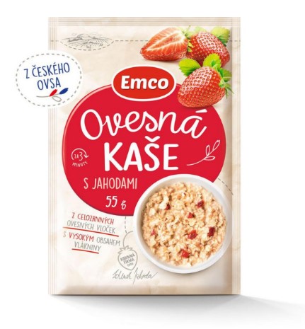 Emco Oatmeal with strawberries 5x55 g