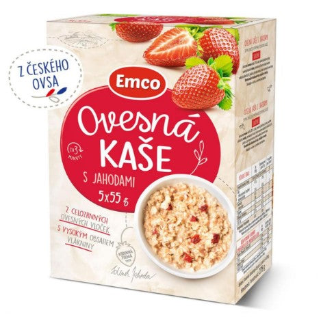 Emco Oatmeal with strawberries 5x55 g