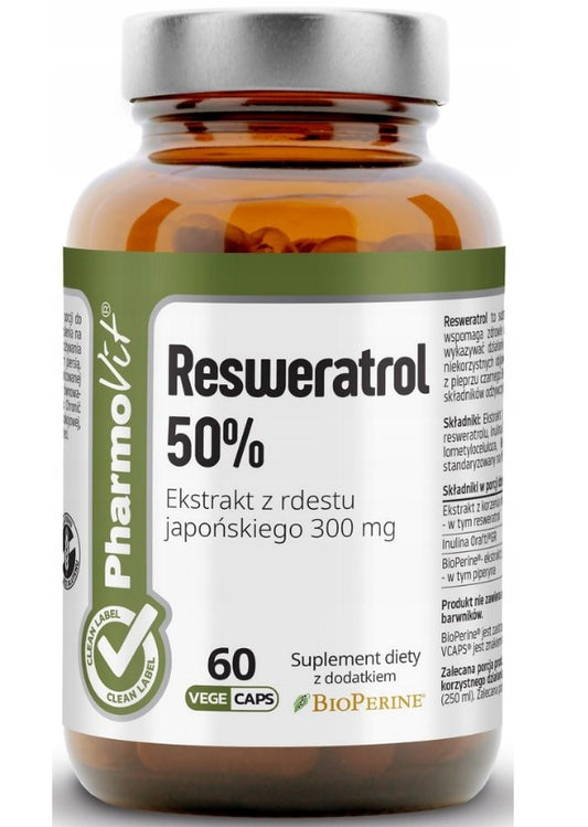 Pharmovit resveratrol 60 capsules