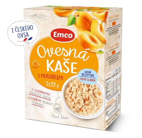 Emco Oatmeal with apricots 5x55 g