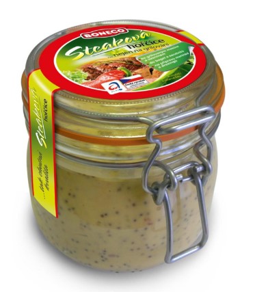 Boneco Steak mustard glass jar 500 g