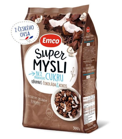 Emco Super think chocolate and coconut 500g