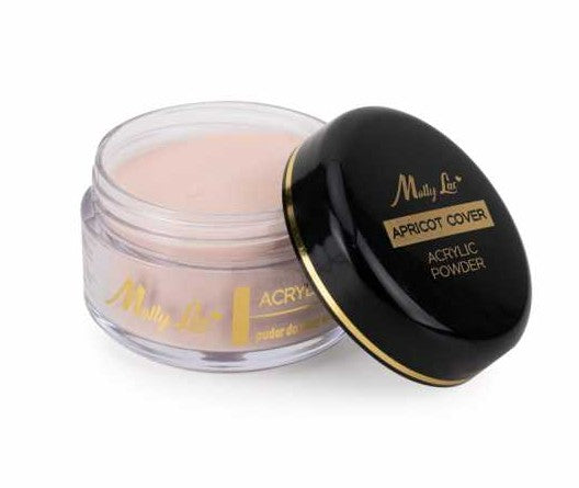 Mollylac acrylic powder Apricot cover, 15 g