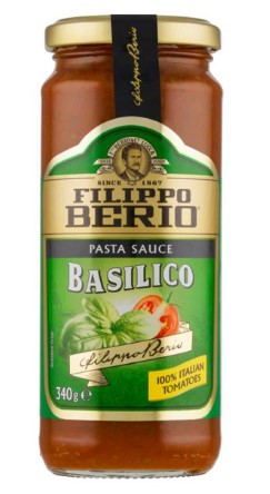 Filippo Berio Tomato sauce with basil 340g