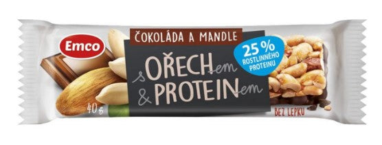 Emco Bar with nut & protein chocolate and almond 5 x 40 g