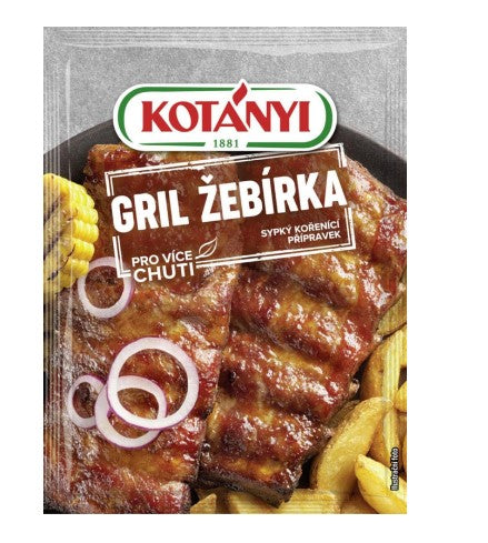 Kotanyi Grilled ribs, spices mix 5 x 40 g