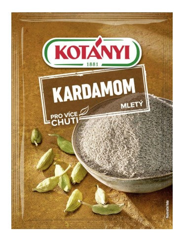 Kotanyi Ground Cardamom spices mix 5 x 10 g