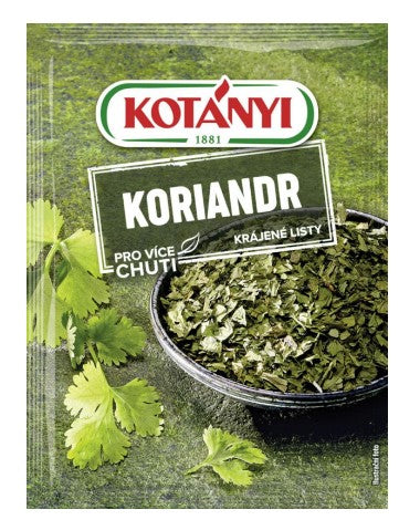 Kotányi Coriander sliced leaves 5 x 6 g