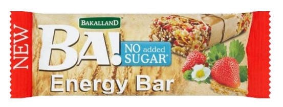 Bar BA! Quinoa and strawberry bar without added sugar 5 x 30 g