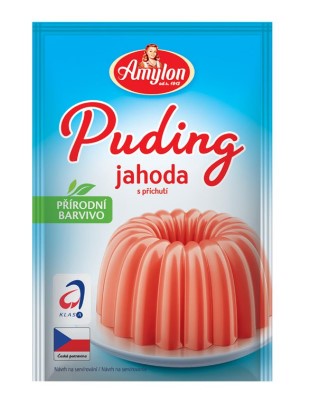 Amylon Pudding with strawberry flavor 3 x 40 g