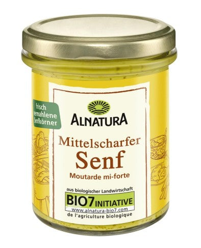 Alnatura BIO Medium hot mustard 200 g