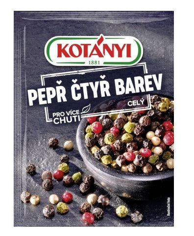 Kotányi Pepper four colors whole 5 x 16 g