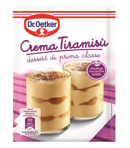 Dr. Oetker Crema Tiramisu Preparation Mix powder 3 x 63 g