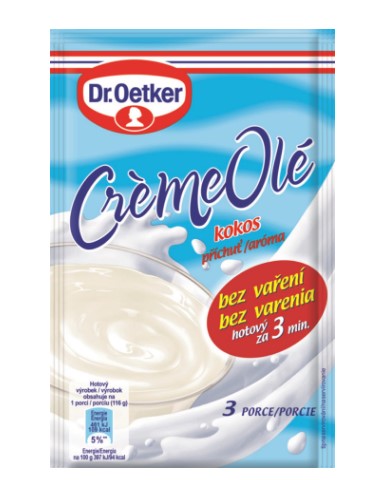 Dr. Oetker Créme olé Coconut Preparation Mix powder 3 x 49 g