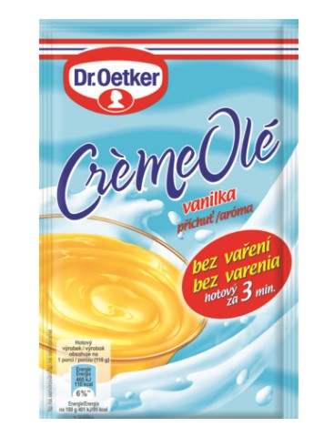 Dr. Oetker Créme olé Vanilla Preparation Mix powder 3 x 50g