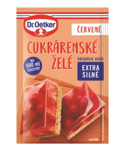 Dr. Oetker Confectionery jelly red Extra Strong 5 x 10 g