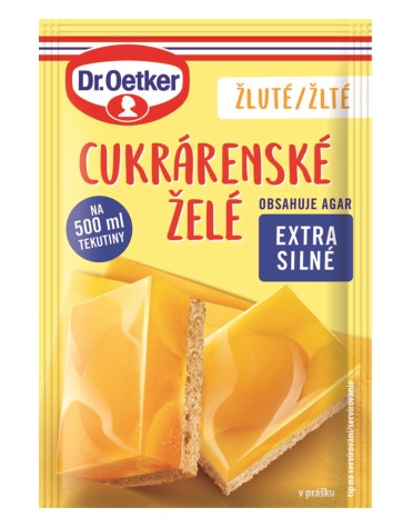 Dr. Oetker Confectionery jelly yellow Extra Strong 5 x 10 g