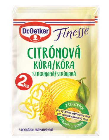 Dr. Oetker Finesse grated lemon peel 2x6g - 5 packs