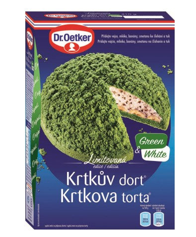 Dr. Oetker Krtkův Mole cake Limited Edition Green & White 410g