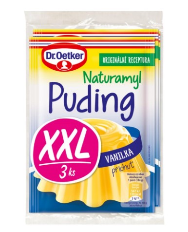 Dr. Oetker Pudding vanilla flavor 3 pcs XXL 111g