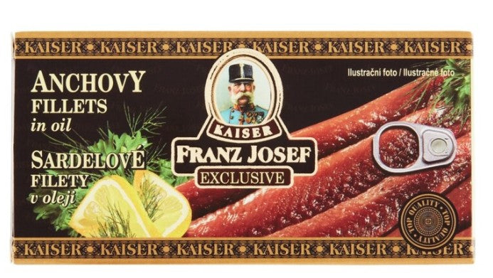 Franz Josef Kaiser Anchovy fillets in oil 3 x 27g