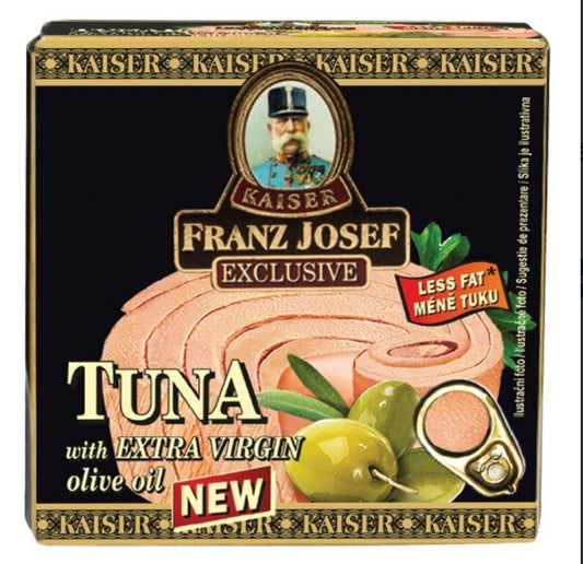 Franz Josef Kaiser Tuna with Extra Virgin Olive Oil 3 x 60g