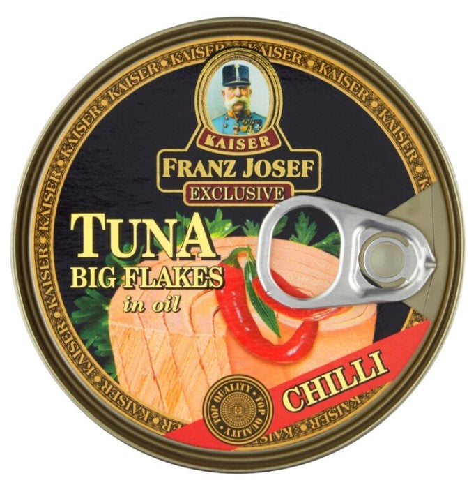 Franz Josef Kaiser Tuna Big Flakes in Oil with Chili 2 x 120 g