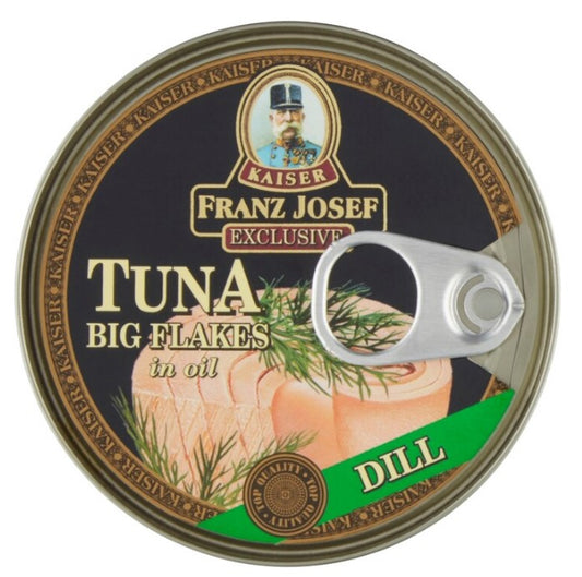 Franz Josef Kaiser Tuna Big Flakes in oil with dill 2 x 120g