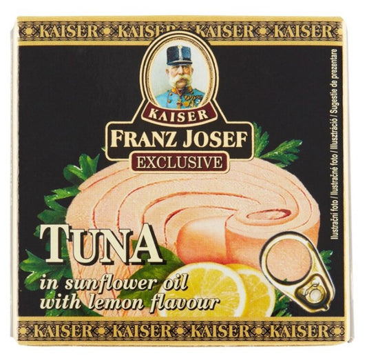 Franz Josef Kaiser Tuna in sunflower oil with lemon flavor 3 x 52 g