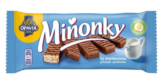 Opavia Minonky Wafers with cream flavor 5 pcs x 50g