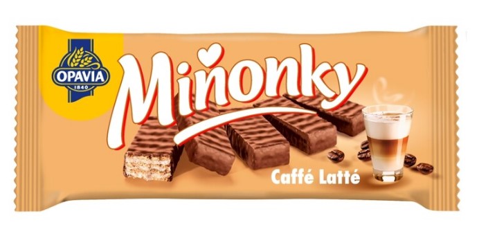 Opavia Minonky Wafers caffé latte 5 pcs x 50g