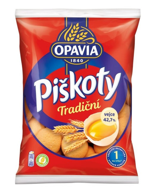 Opavia Piškoty Traditional Czech biscuits 2 packs x 220 g