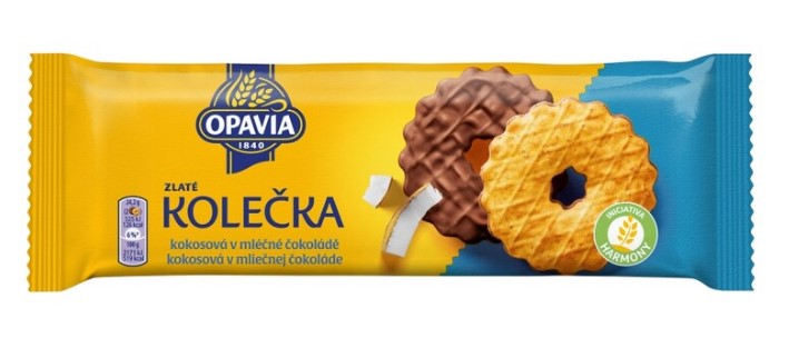 Opavia Zlaté Kolečka coconut Biscuits 2 x 146 g