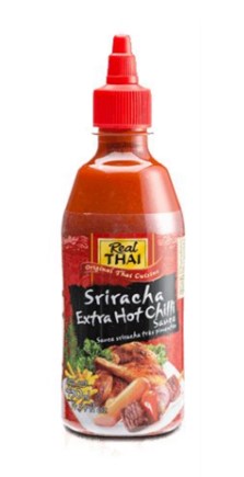 Real Thai Sriracha Extra Hot Chili Sauce 430 ml