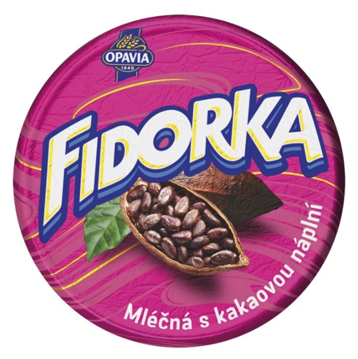 Opavia Fidorka Milk with cocoa filling 5 x 30 g