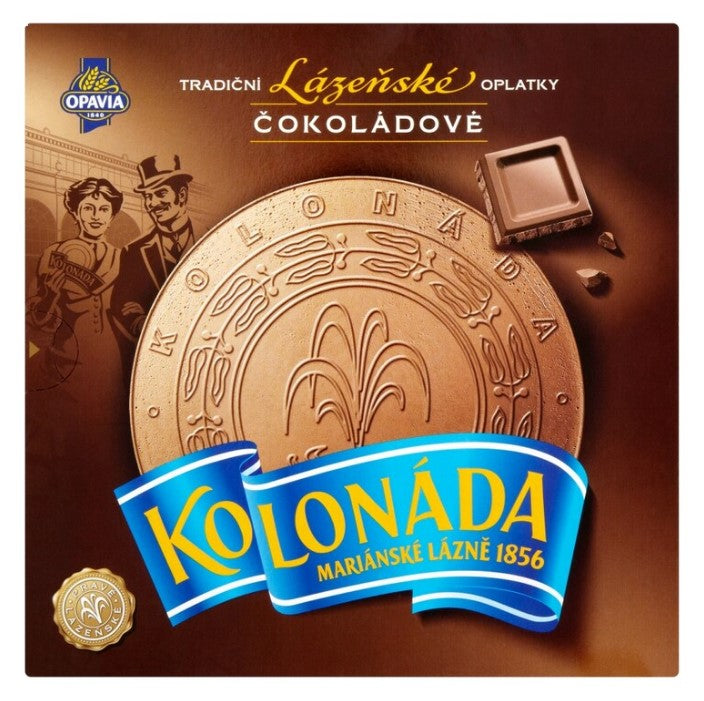 Opavia Kolonáda Lázeňské oplatky chocolate wafers 200 g