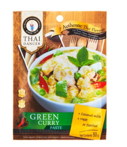 Thai Dancer Green curry paste 3 x 50g